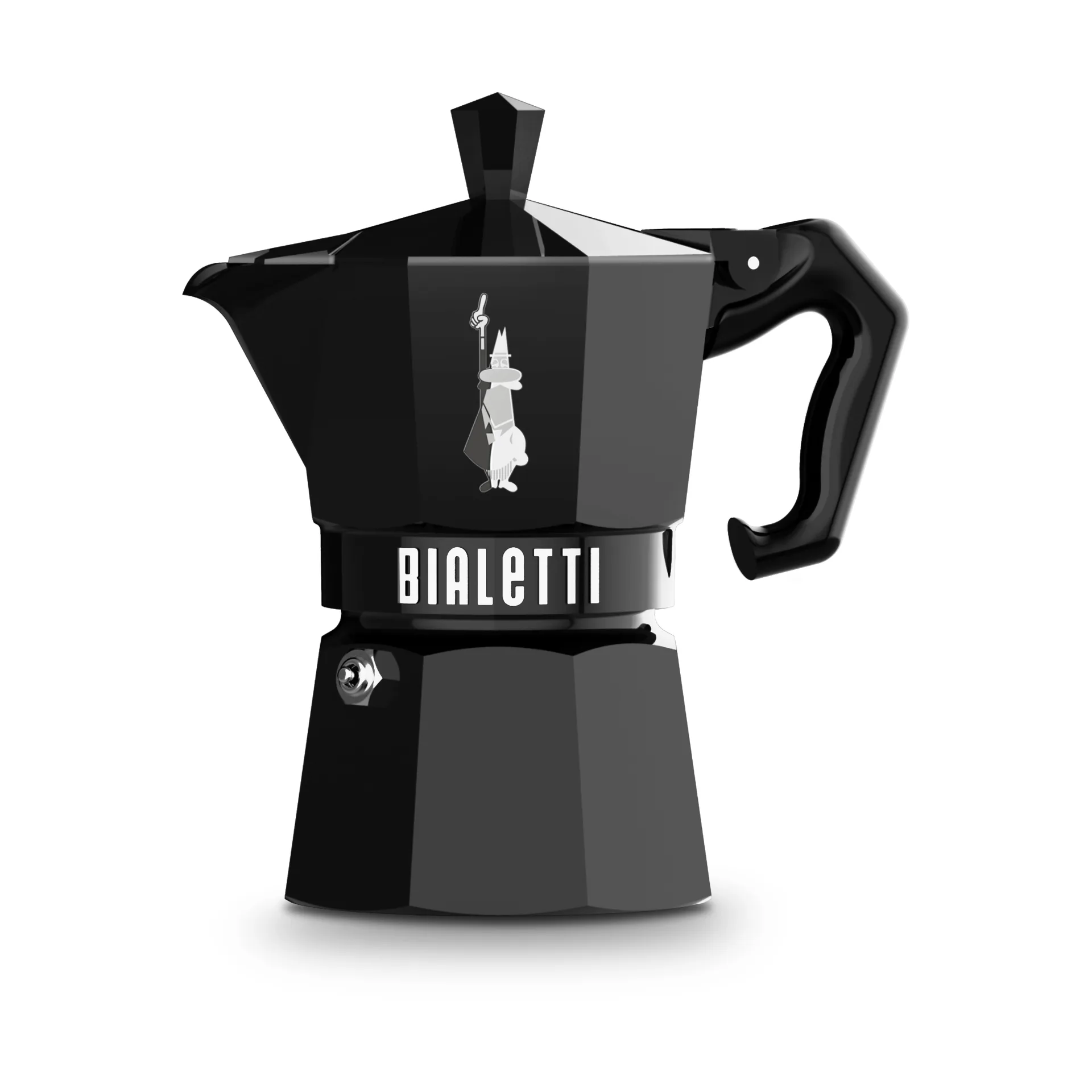Bialetti exclusive mokkakeitin, Musta, 3 kuppia Bialetti