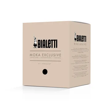 Bialetti exclusive mokkakeitin - Musta, 3 kuppia - Bialetti