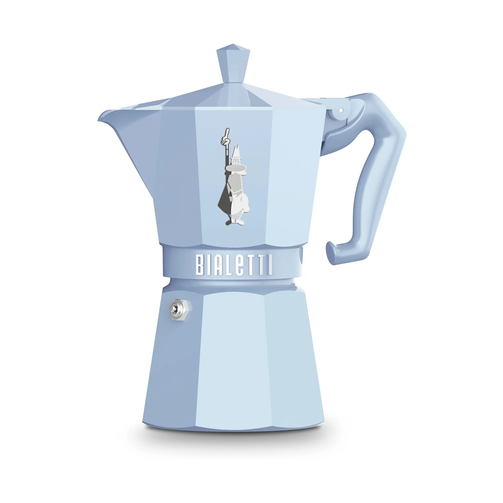 Bialetti exclusive mokkakeitin, Vaaleansininen, 6 kuppia Bialetti