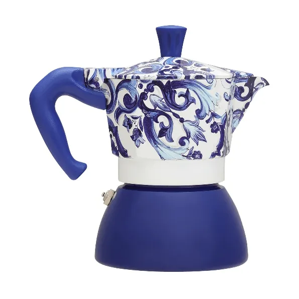 Bialetti x Dolce & Gabbana mokkakeitin induktiolle, Mediterraneo, 4 kuppia Bialetti