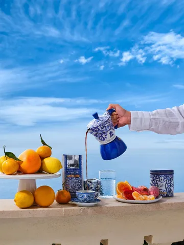Bialetti x Dolce & Gabbana mokkakeitin induktiolle - Mediterraneo, 4 kuppia - Bialetti