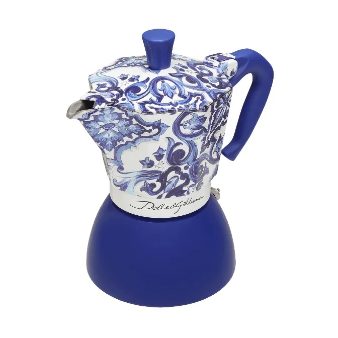 Bialetti x Dolce & Gabbana mokkakeitin induktiolle, Mediterraneo, 6 kuppia Bialetti