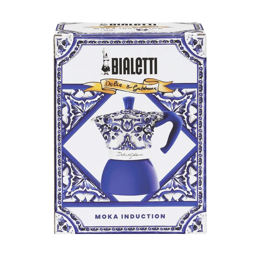 Bialetti x Dolce & Gabbana mokkakeitin induktiolle, Mediterraneo, 6 kuppia Bialetti