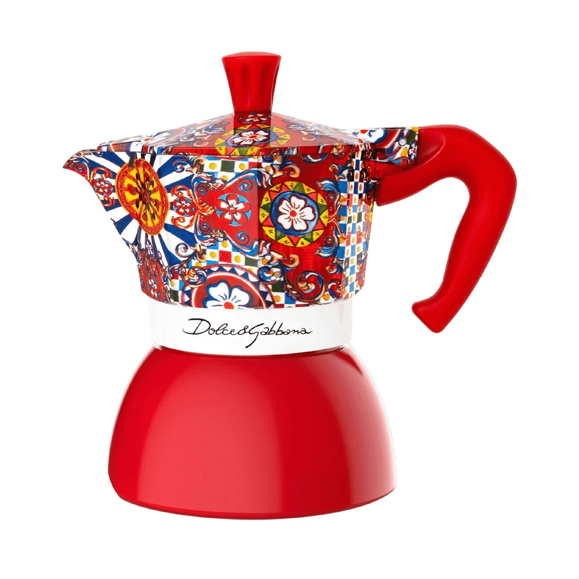 Bialetti Bialetti x Dolce & Gabbana mokkakeitin induktiolle Sisilialainen vaunu, 4 kuppia