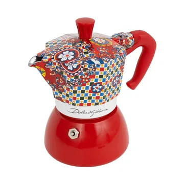 Bialetti x Dolce & Gabbana mokkakeitin induktiolle - Sisilialainen vaunu, 4 kuppia - Bialetti