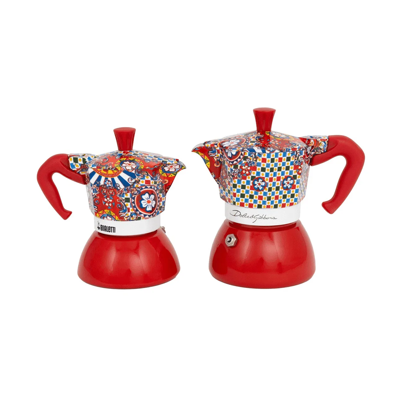Bialetti x Dolce & Gabbana mokkakeitin induktiolle, Sisilialainen vaunu, 4 kuppia Bialetti