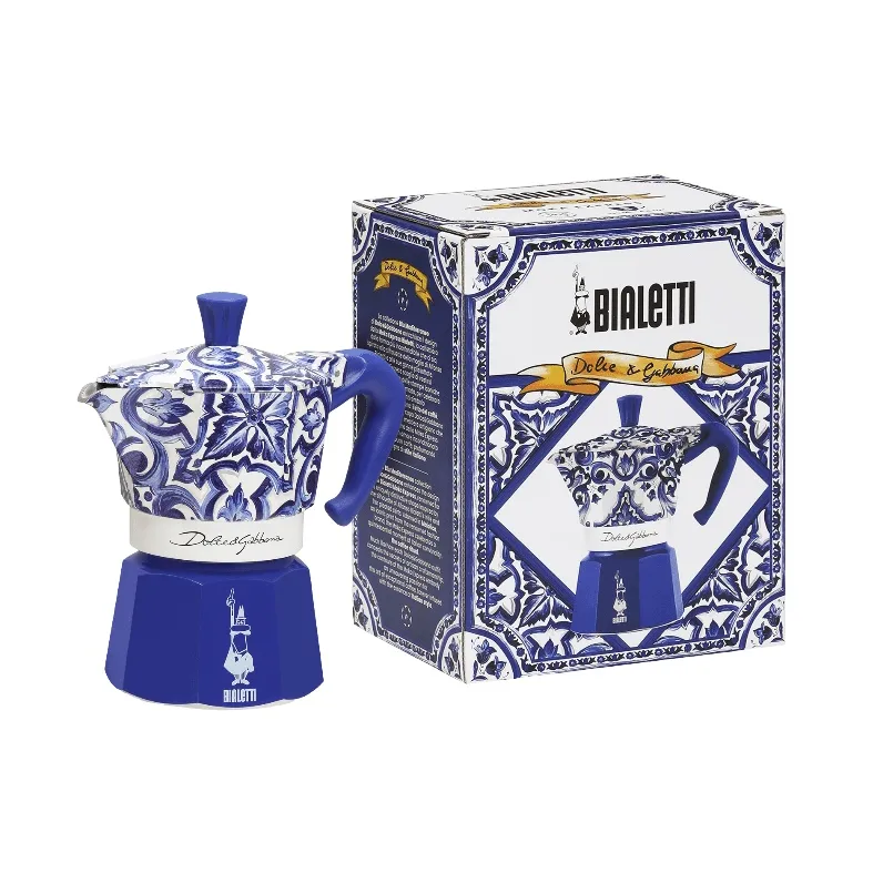 Bialetti x Dolce & Gabbana mokkakeitin, Mediterraneo, 3 kuppia Bialetti