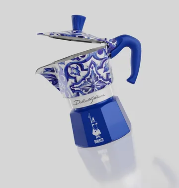 Bialetti x Dolce & Gabbana mokkakeitin - Mediterraneo, 3 kuppia - Bialetti
