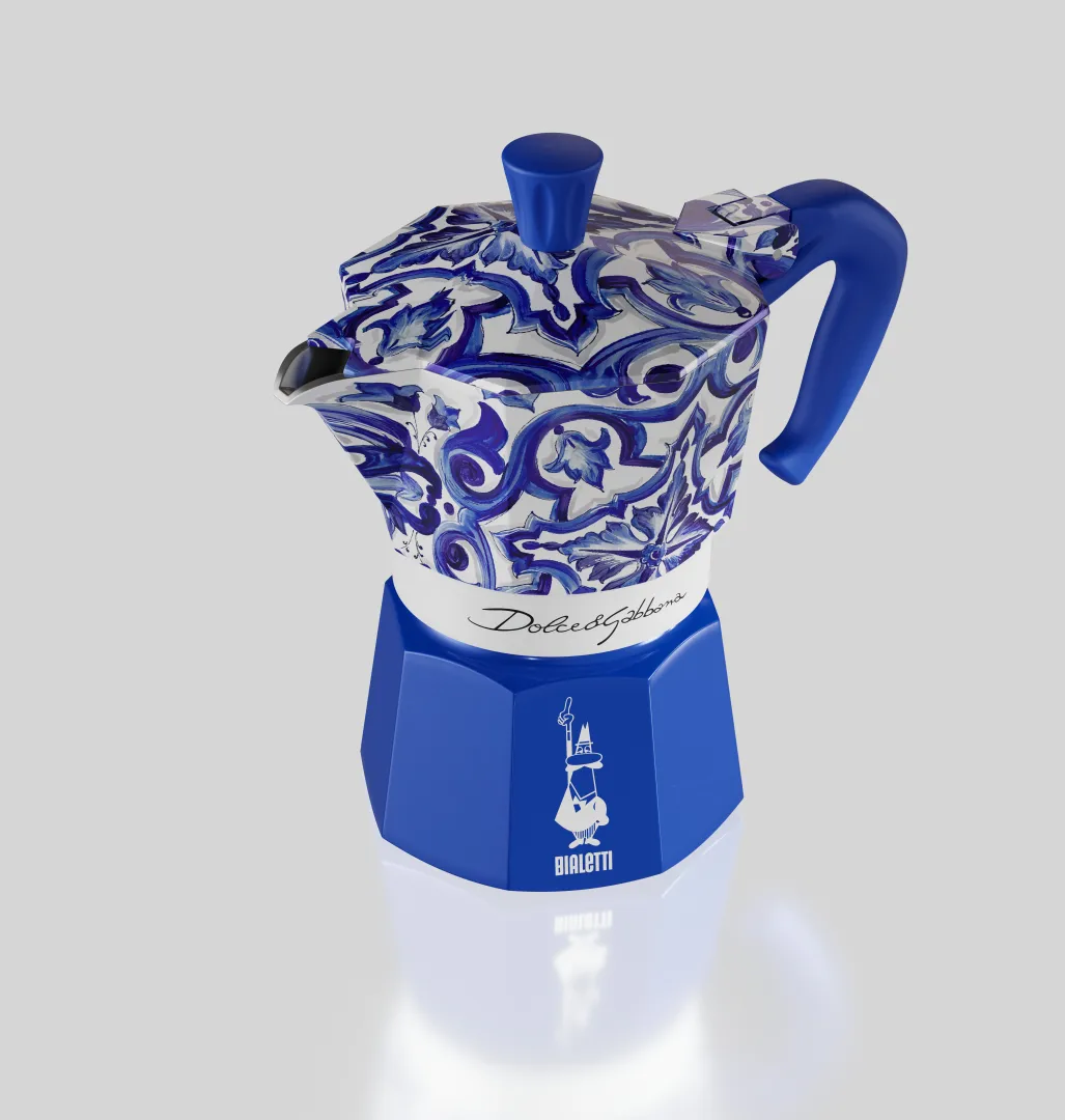 Bialetti x Dolce & Gabbana mokkakeitin, Mediterraneo, 3 kuppia Bialetti