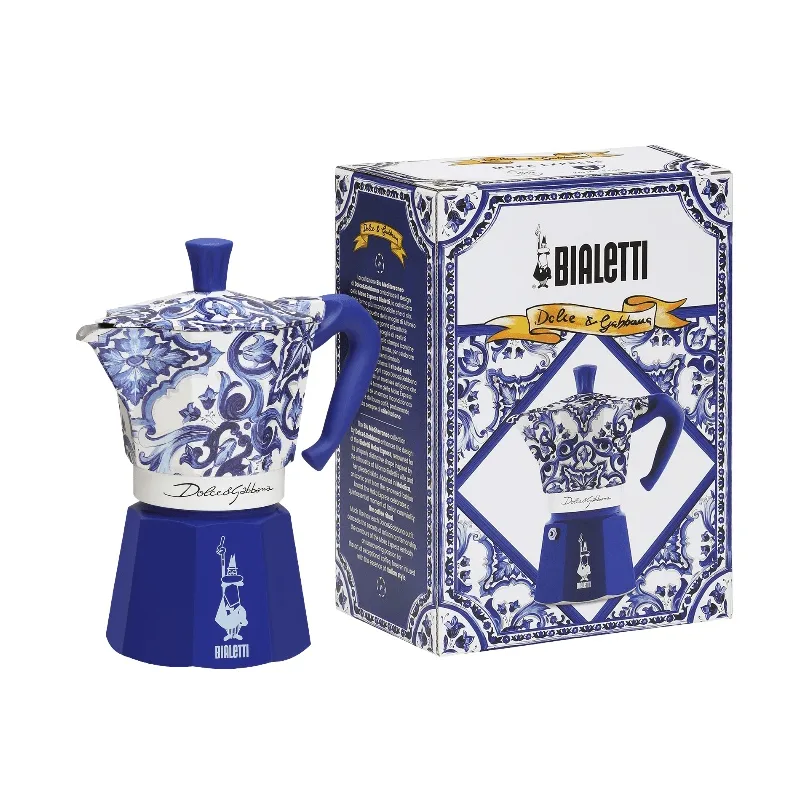 Bialetti x Dolce & Gabbana mokkakeitin, Mediterraneo, 6 kuppia Bialetti