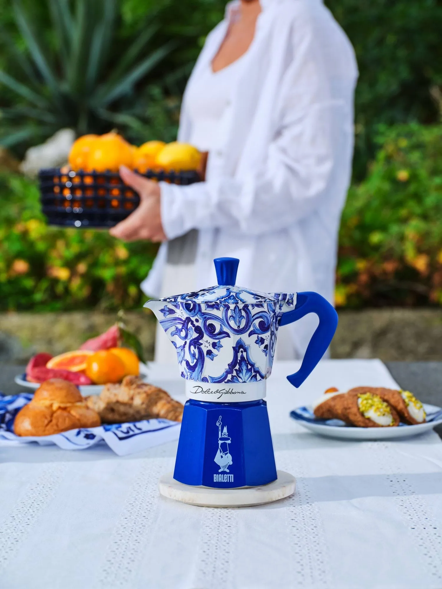 Bialetti x Dolce & Gabbana mokkakeitin, Mediterraneo, 6 kuppia Bialetti