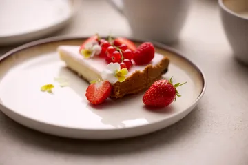 Bitz lautanen gastro Ø 21 cm - Valkoinen hauenvalkoinen - Bitz