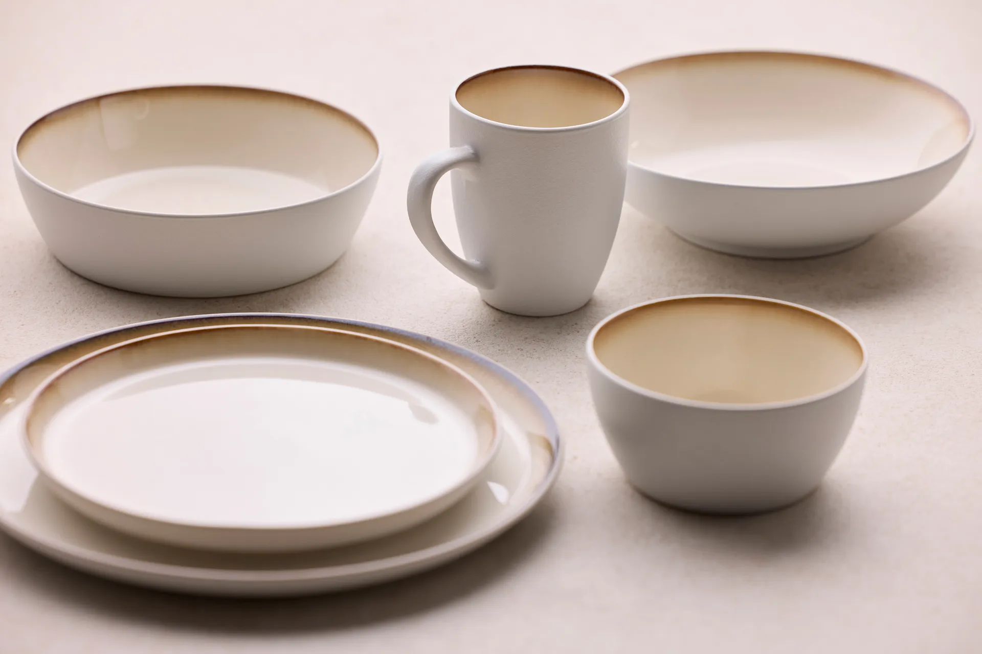 Bitz pastakulho gastro Ø20 cm, Valkoinen kermanvalkoinen Bitz