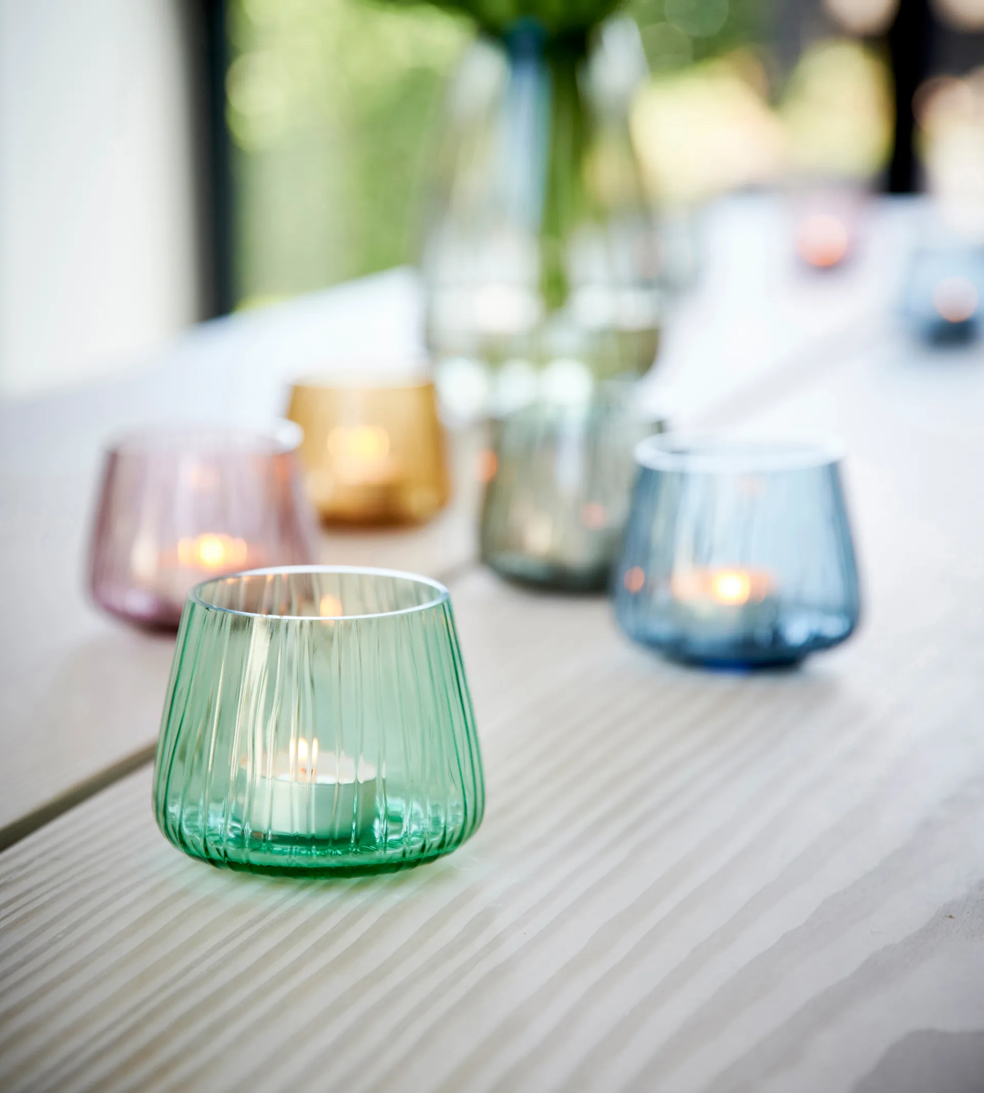 Kusintha tuikkulyhty 7,5 cm 2-pakkaus, Amber Bitz