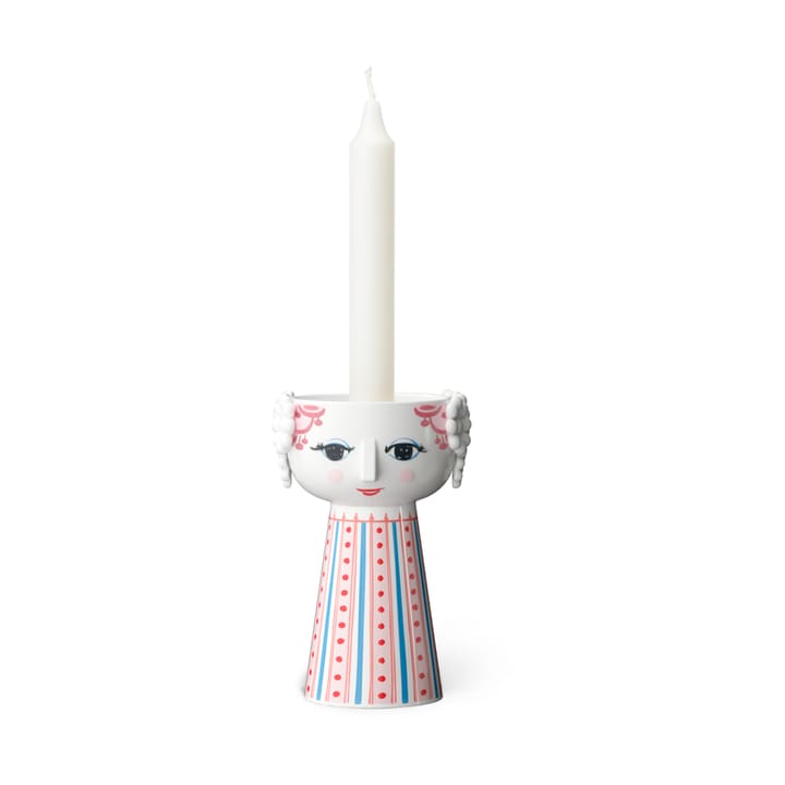 Eva kynttilänjalka 14 cm, Punainen Bjørn Wiinblad