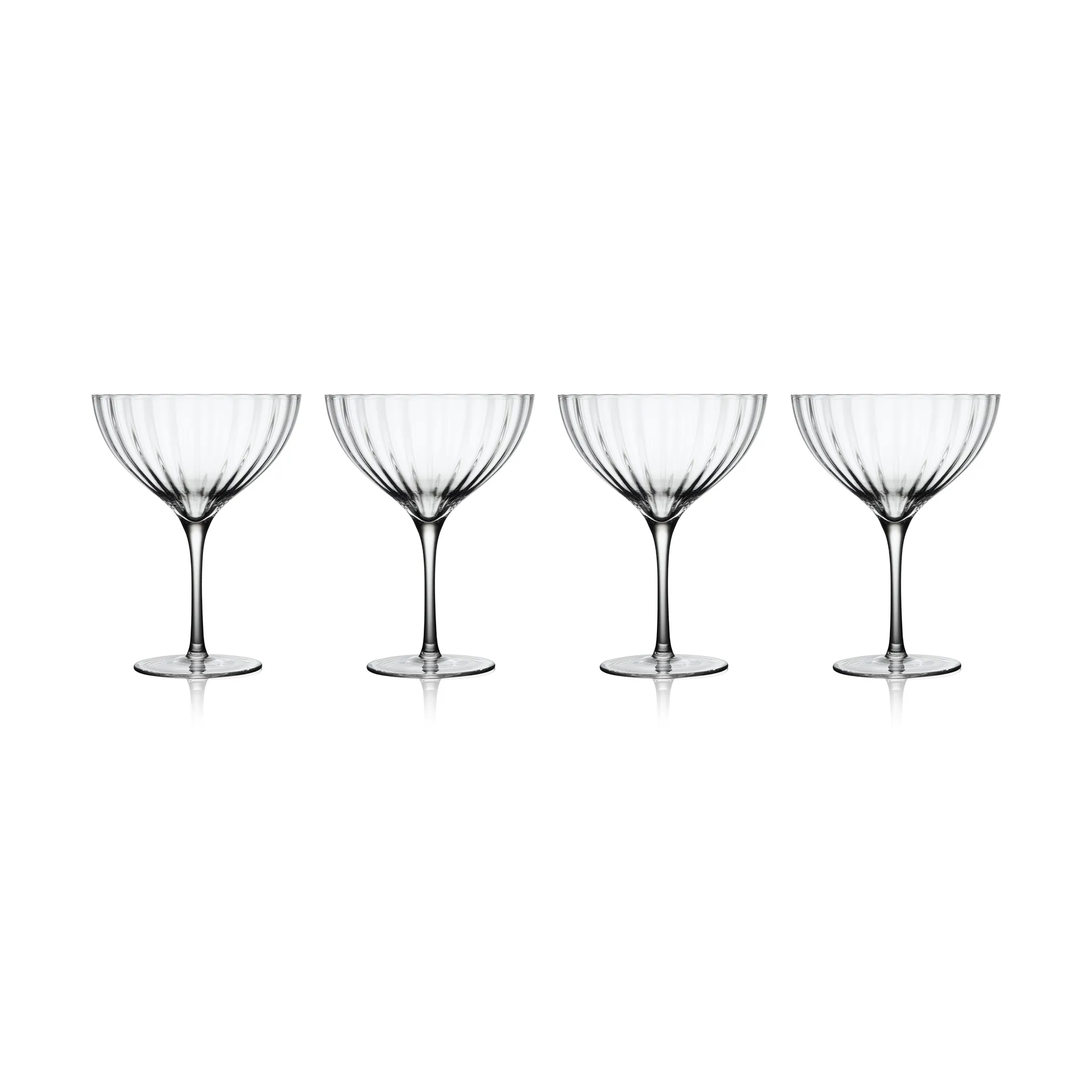 Blomsterbergs jälkiruokalasit 430 ml 4-pack., Lasi Blomsterbergs