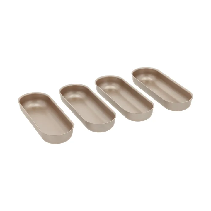 Blomsterbergs minileipävuoka - Rose gold, 4 kpl - Blomsterbergs