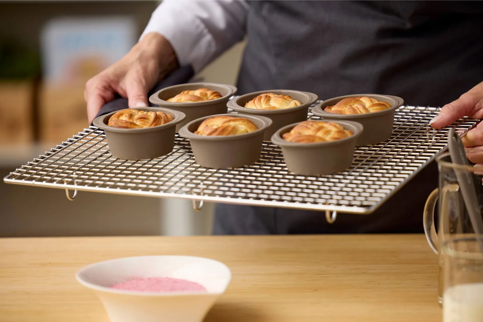 Blomsterbergs muffinskierrevuoka, Latte, 6 kpl Blomsterbergs