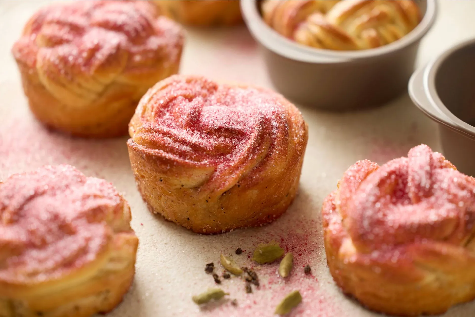 Blomsterbergs muffinskierrevuoka, Latte, 6 kpl Blomsterbergs