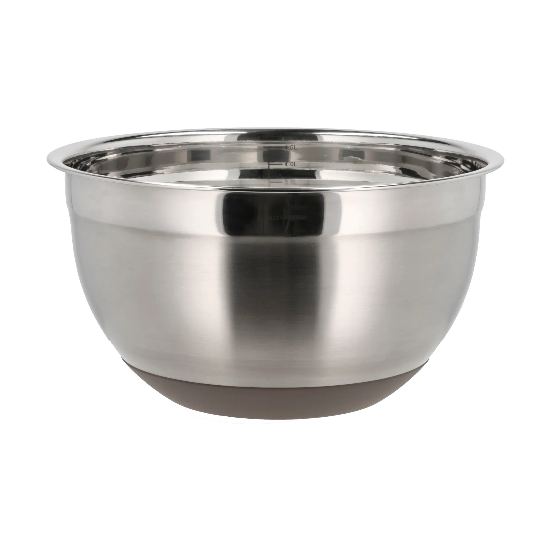 Sekoituskulho silikonipohjalla latte, 5 litra Blomsterbergs