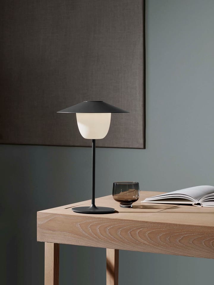 Ani kuljetettava LED-lamppu 33 cm, Warm gray (tummanharmaa) blomus
