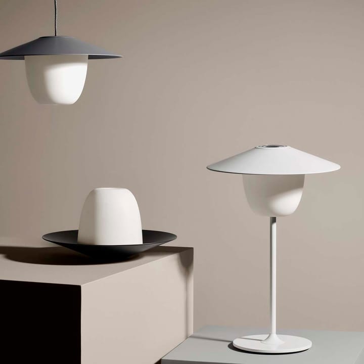 Ani kuljetettava LED-lamppu 49 cm, Satellite (vaaleanharmaa) blomus
