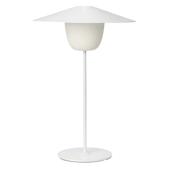 Ani kuljetettava LED-lamppu 49 cm, Valkoinen blomus