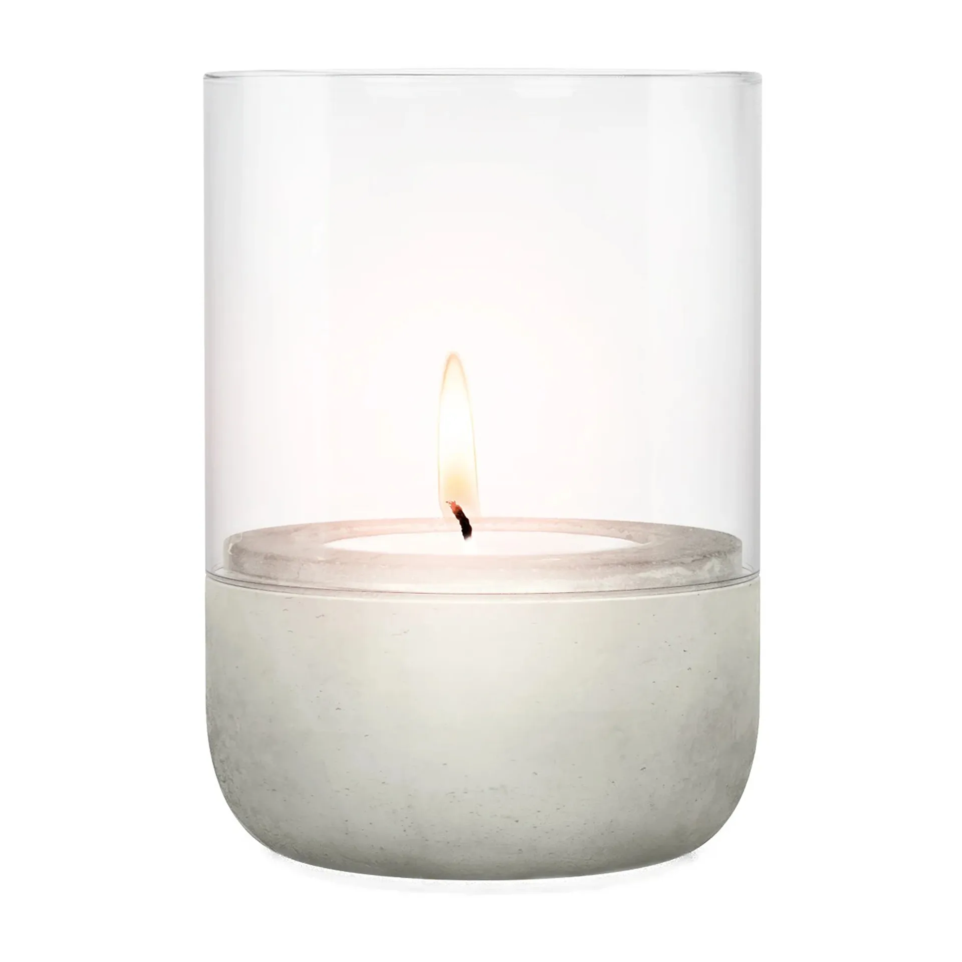 Calma kynttilälyhty Ø 10 cm, Light grey blomus