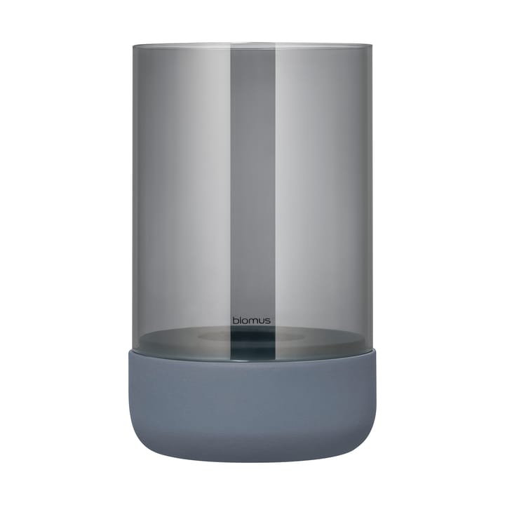 Calma kynttilälyhty Ø12 cm, Gray-smoke blomus