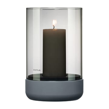 Calma kynttilälyhty Ø12 cm - Gray-smoke - blomus