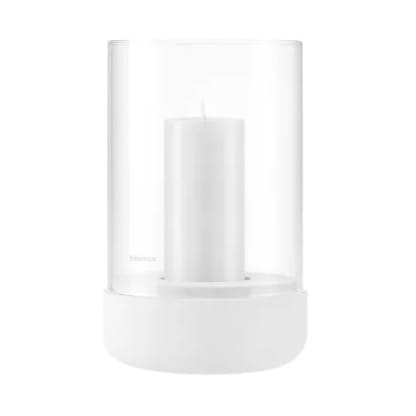 Calma kynttilälyhty Ø12 cm, Lily white blomus