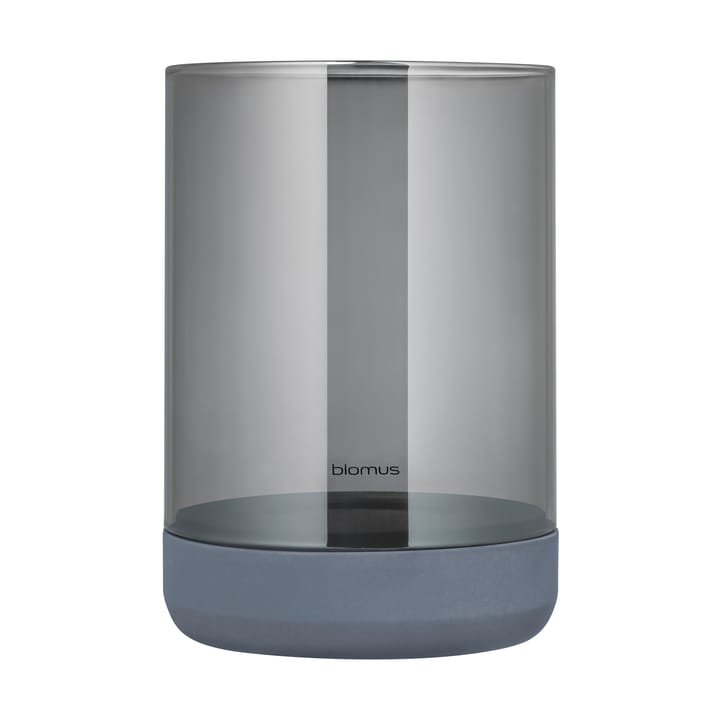 Calma kynttilälyhty Ø15 cm, Gray-smoke blomus