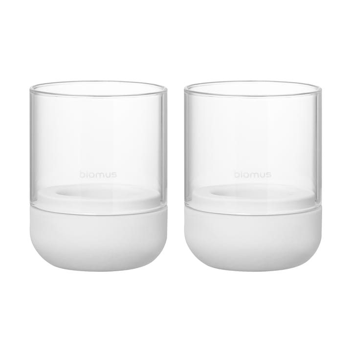 Calma kynttilälyhty Ø 7 cm 2-pakkaus - Lily white - Blomus