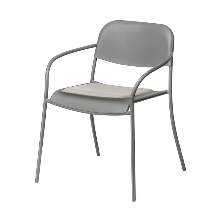 Istuintyyny YUA tuoliin ja YUA lounge chair, Melange grey blomus