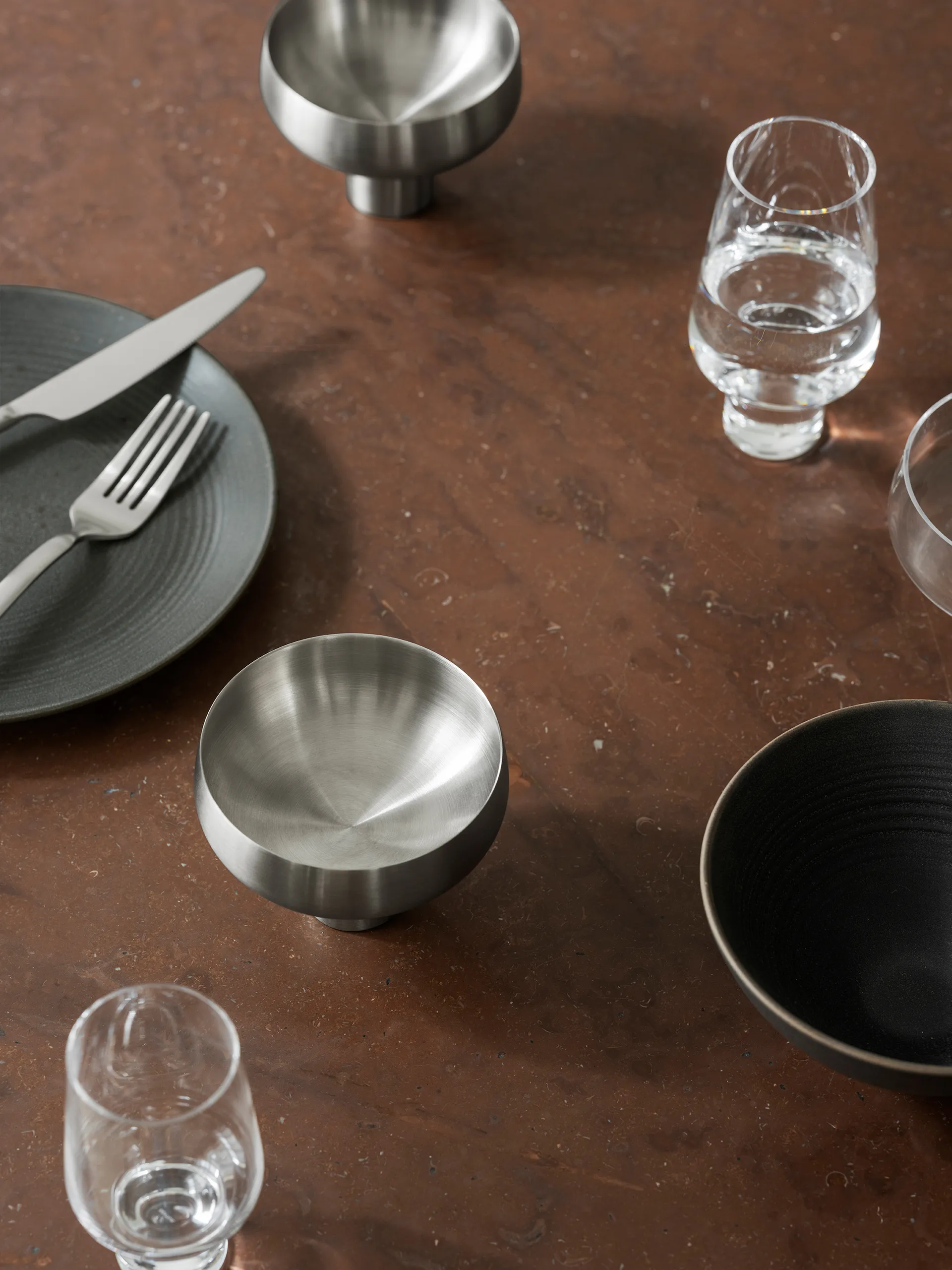 Koyoi samppanjalasi Coupe 9 cl, Ruostumaton teräs blomus