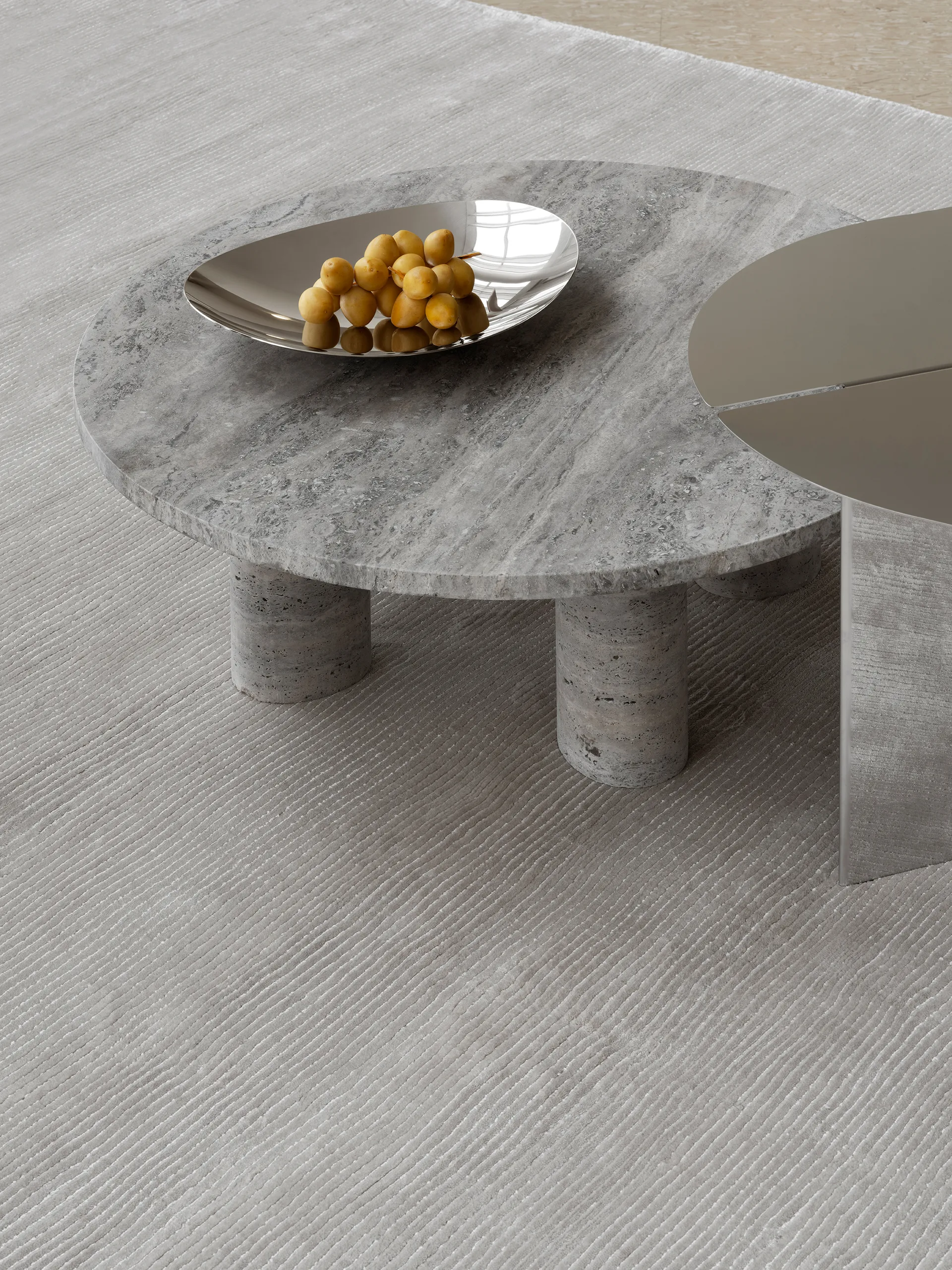 ONDEA kulho M 35x42 cm, Ruostumaton teräs kiillotettu blomus