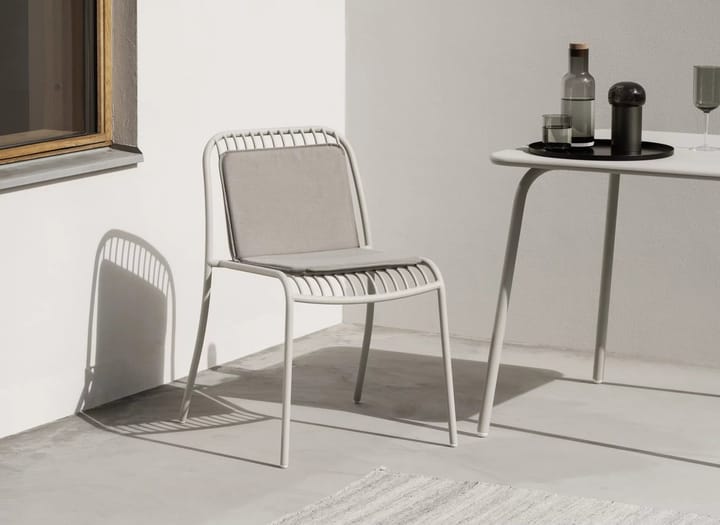 Pehmuste YUA tuolille ja YUA lounge chair, Melange grey blomus