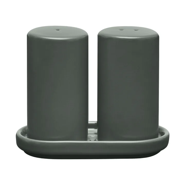 Pilar suola- ja pippurisetti 2 osaa - Agave Green, Ø4,5×11,5 cm - Blomus