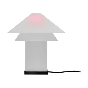 Sanaka pöytälamppu, kannettava - Valkoinen - blomus
