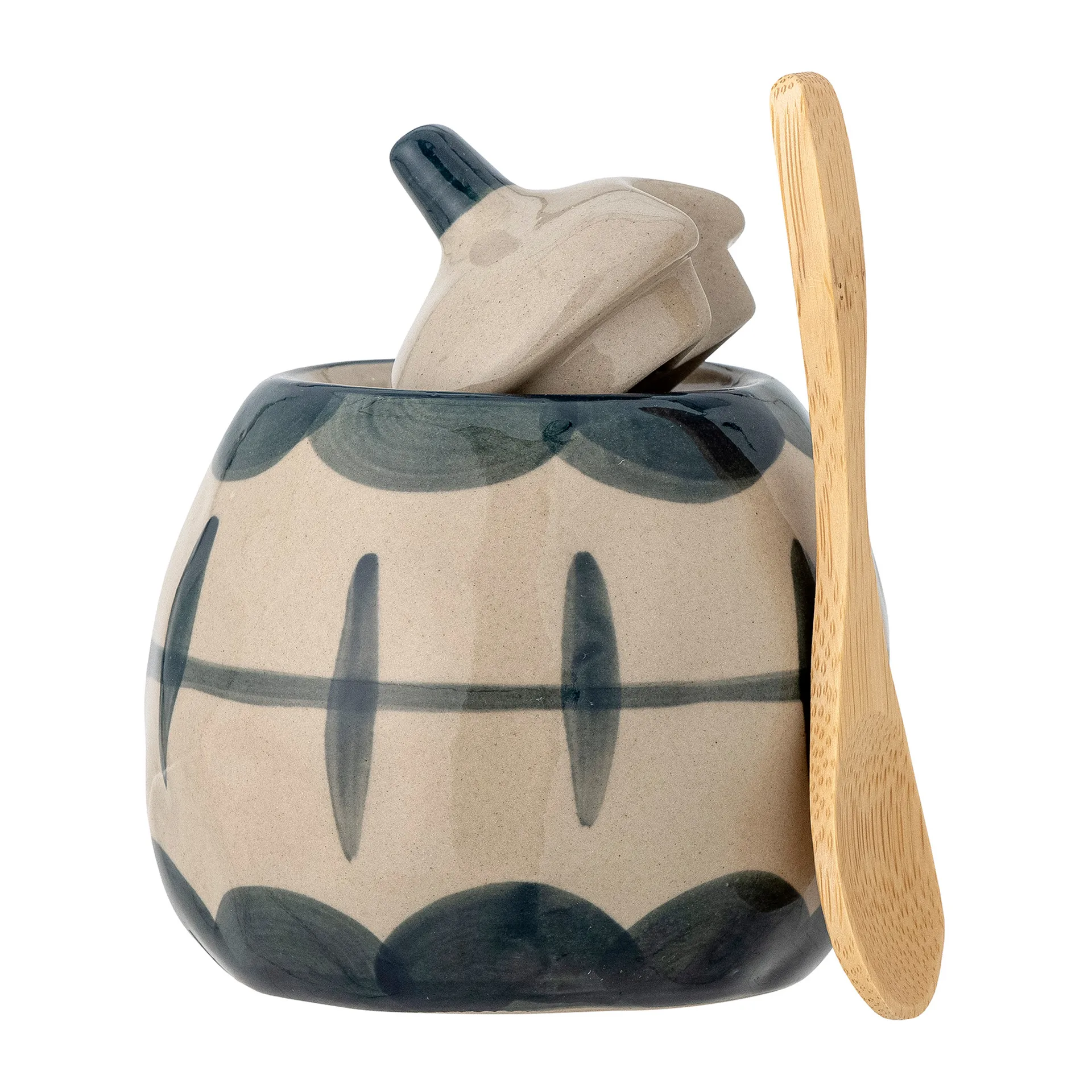 Allium maitokannu ja sokerikko, Siniset aallot-bambu Bloomingville