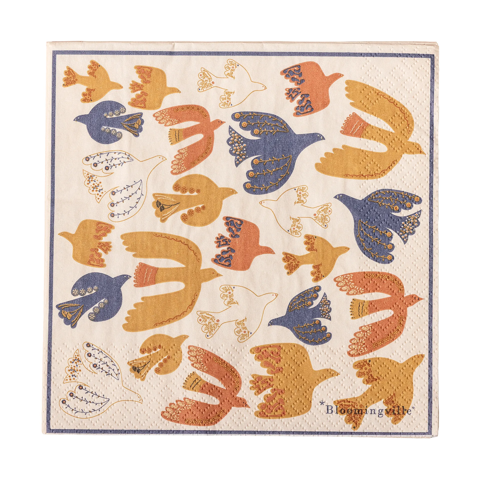 Anniversary paperinen servetti 20-pack, Keltainen Bloomingville