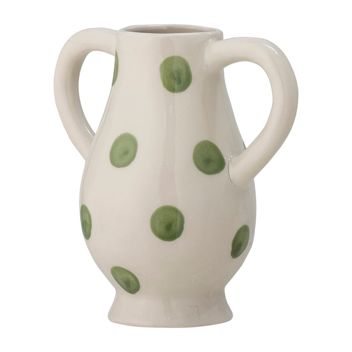 Asrin maljakko 15 cm, Valkoinen-vihreä Bloomingville