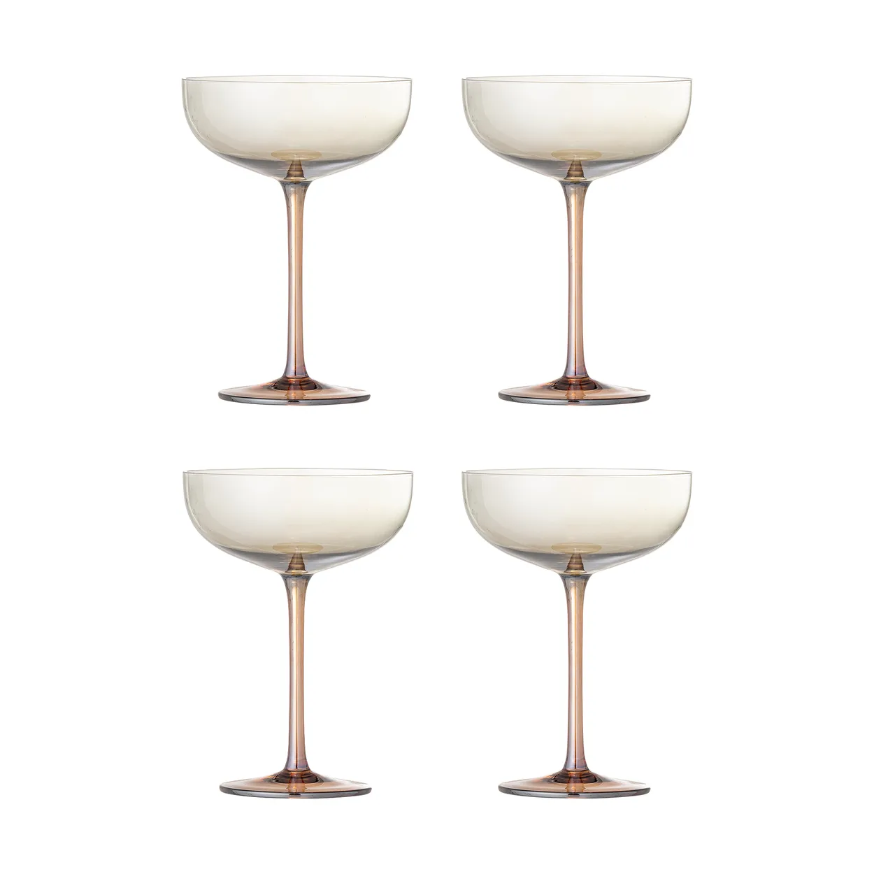 Bloomingville Aston cocktail-lasit 4-pack Pronssi