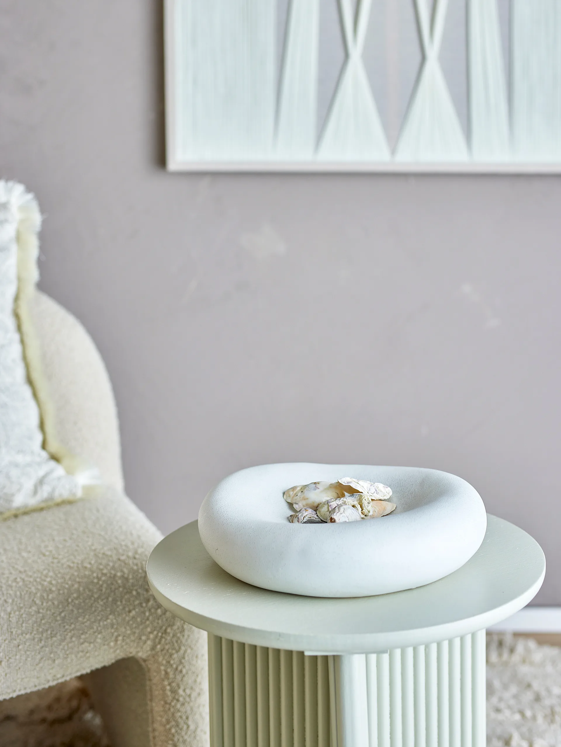 Audra kulho Ø30 cm, Valkoinen Bloomingville