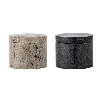 Avani suola- ja pippurisetti - Multi Marble, 2 kpl - Bloomingville