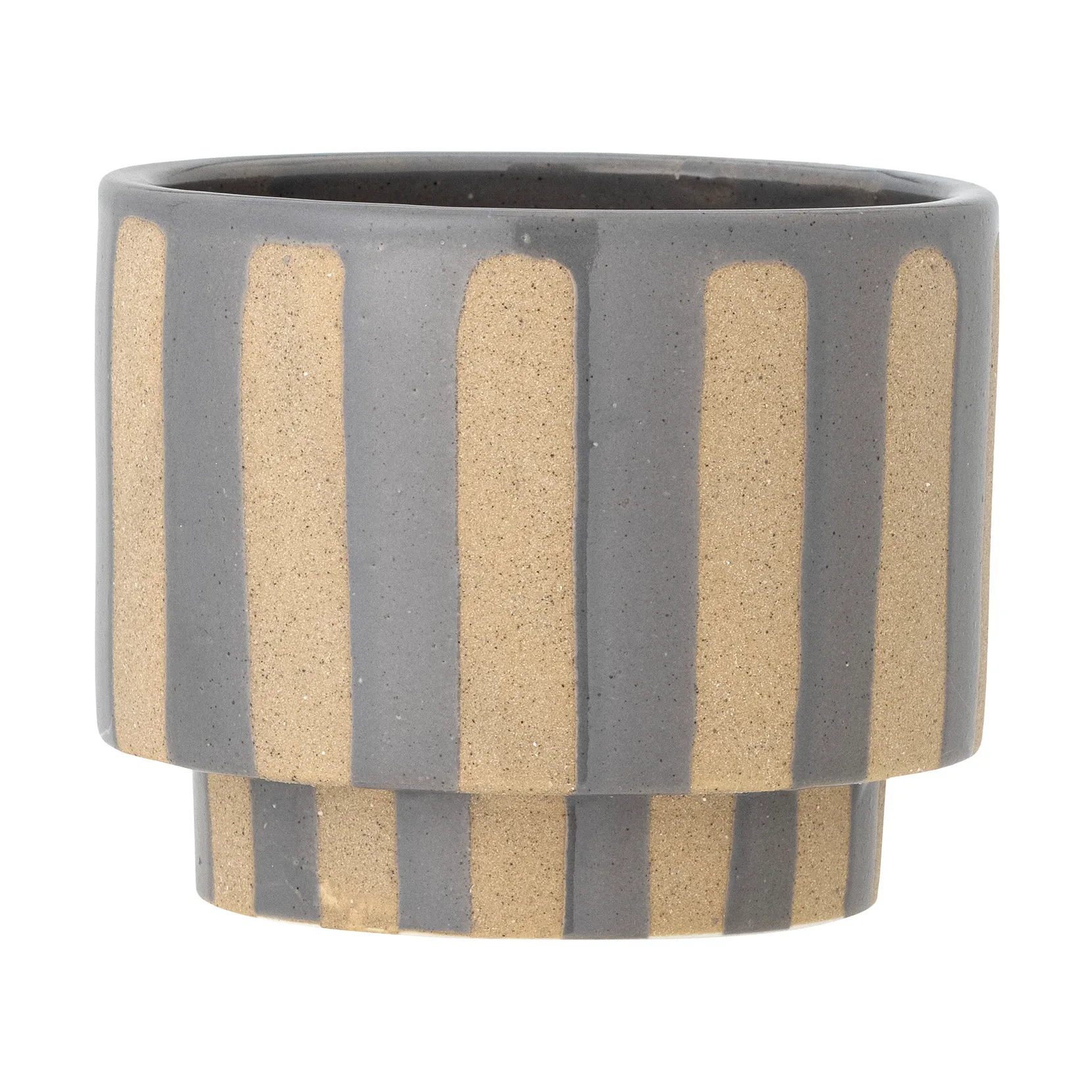 Awoh ruukku Ø14 cm, Harmaa-luonnollinen Bloomingville