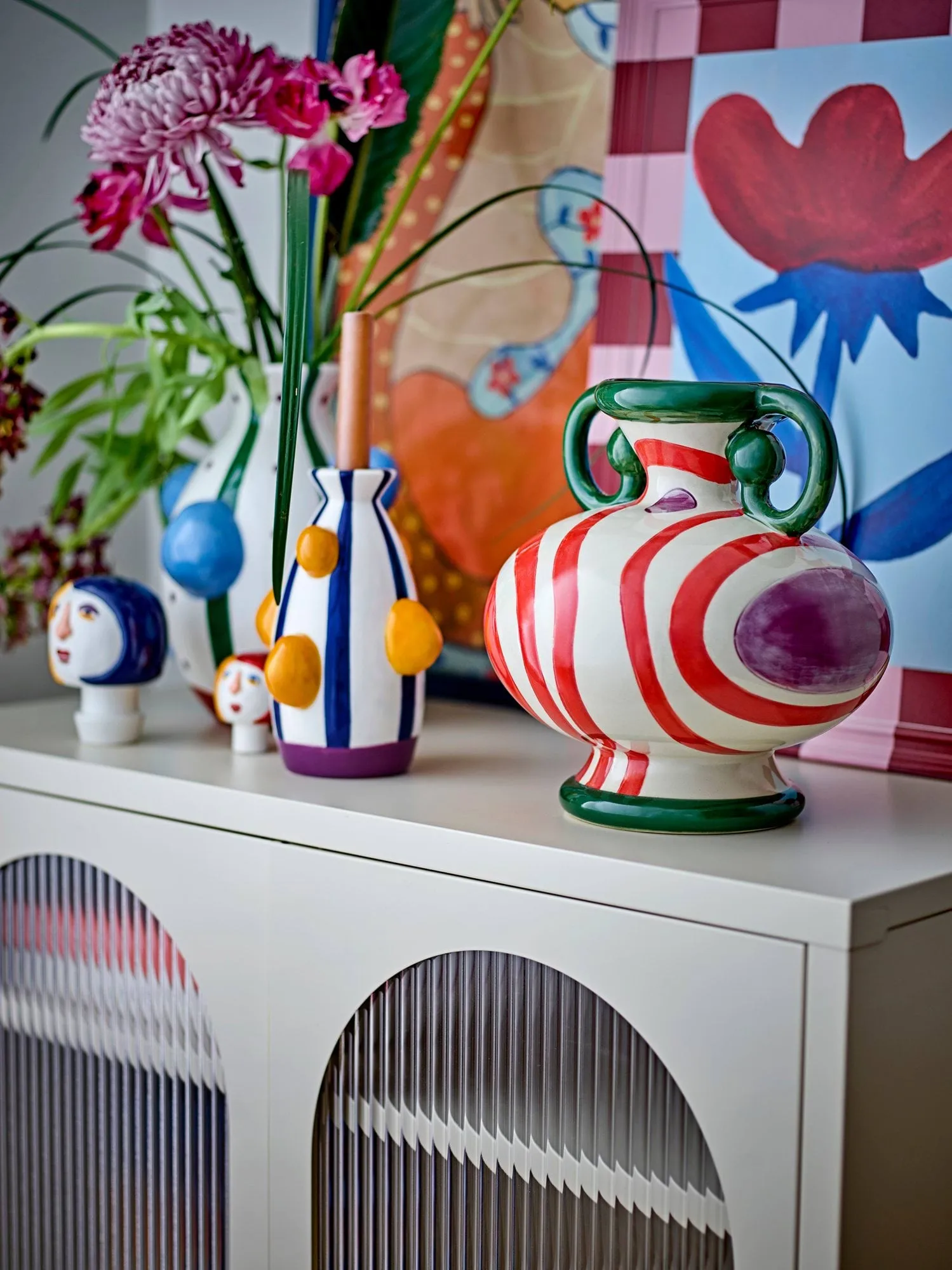 Betiva maljakko, Multi Stoneware Bloomingville