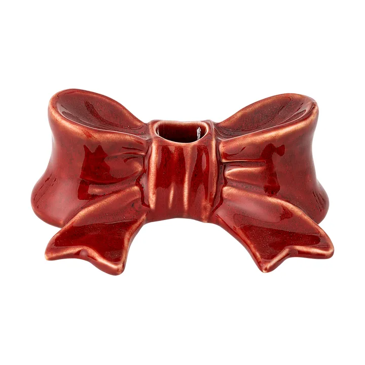 Bow ljusstake - Punainen, 11,5 cm - Bloomingville