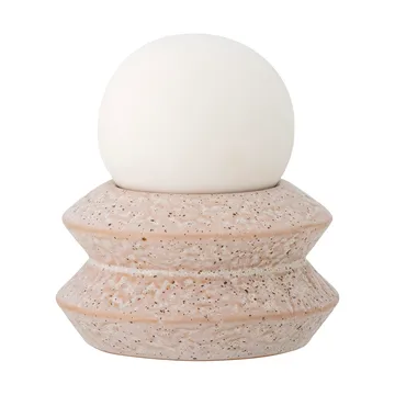 Capella kannettava pöytävalaisin Ø10x11 cm - White double - Bloomingville