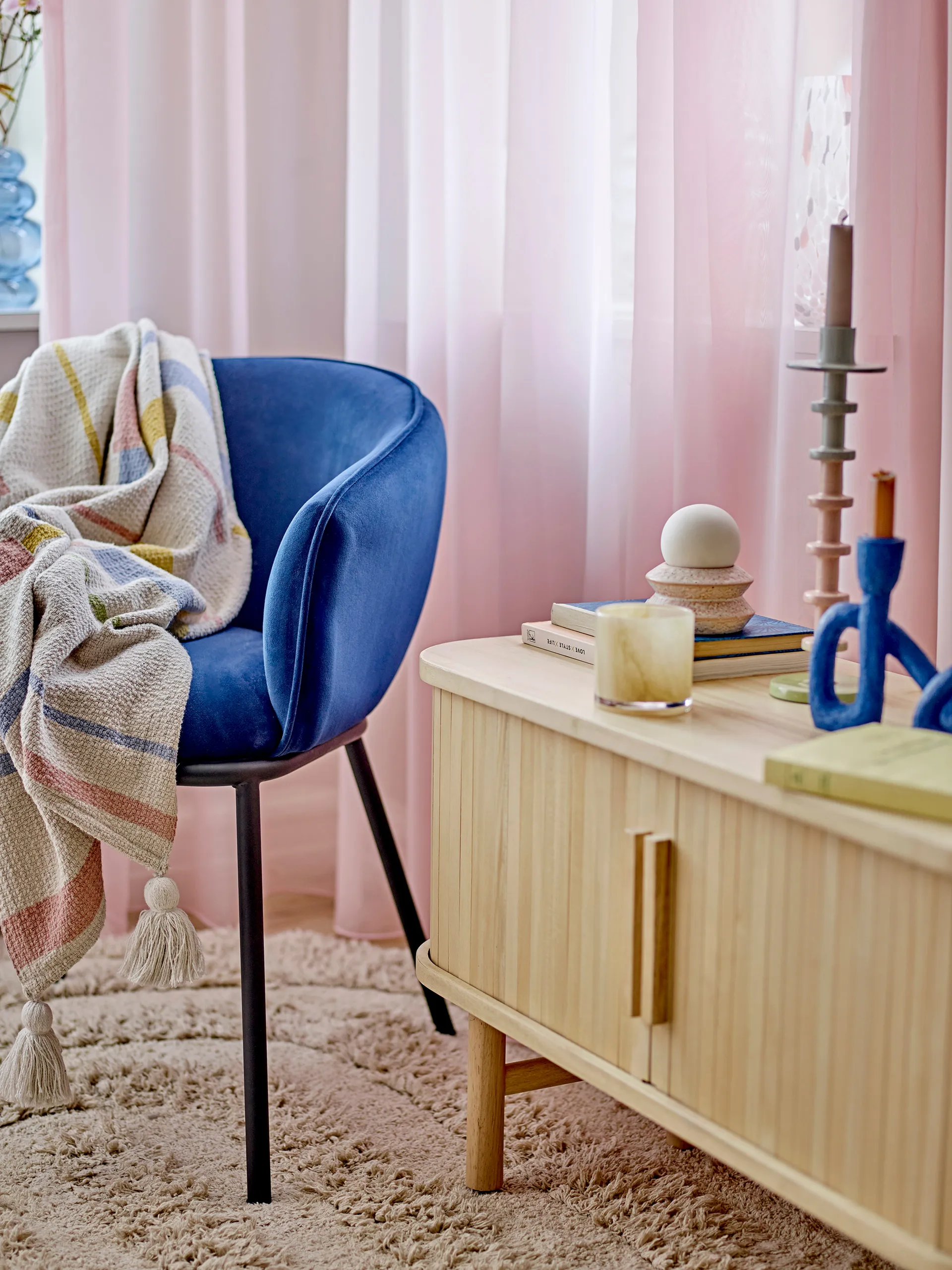 Capella kannettava pöytävalaisin Ø10x11 cm, White double Bloomingville